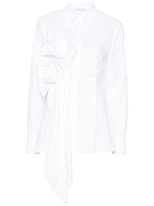 Stretch cotton poplin woman shirt Alberta Ferretti | AF020216260001